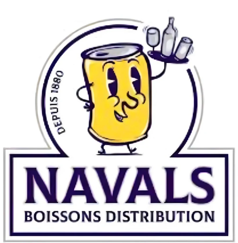 Logo Navals Boissons Distribution, parrain de Maxime Belondrade